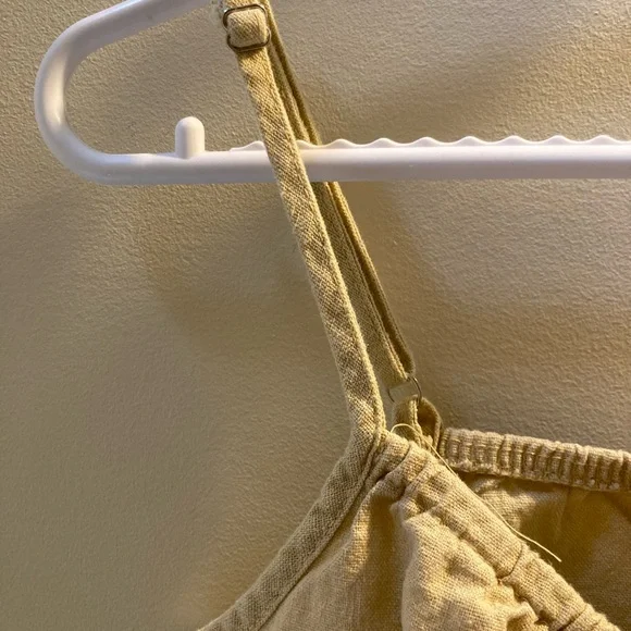 Yellow-Cropped Tank Top - Picture 3 of 5